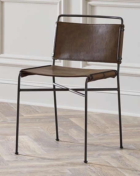Nicholas Leather Dining Chair With Newest Leather Dining Chairs (View 8 of 20)