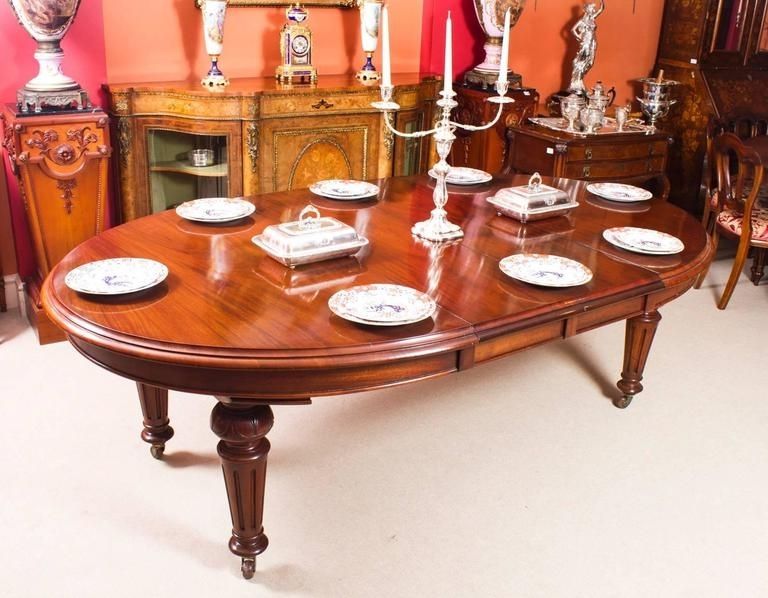 Oval Dining Tables For Sale With Regard To Newest Antique Victorian Oval Dining Table And Eight Chairs, Circa 1860 At (Photo 1 of 20)
