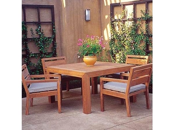 Palazzo Rectangle Dining Tables With 2018 Gardenside Palazzo Square Dining Table (gar Tab 1620)www (View 13 of 20)