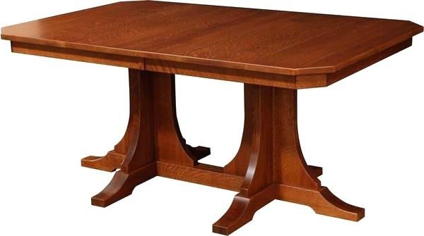 Pedestal Dining Room Table – Besthometreadmill Pertaining To Most Recent Magnolia Home Double Pedestal Dining Tables (View 4 of 20)