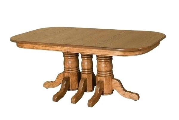 Pedestal Dining Room Table Magnolia Home Double Pedestal Dining With Regard To 2018 Magnolia Home Double Pedestal Dining Tables (View 17 of 20)