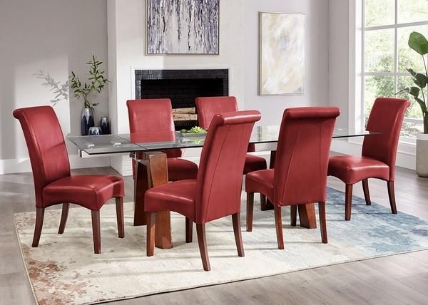 Featured Photo of 2024 Popular Cora 7 Piece Dining Sets