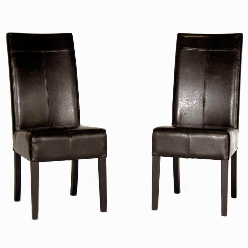 Featured Photo of The 20 Best Collection of High Back Leather Dining Chairs
