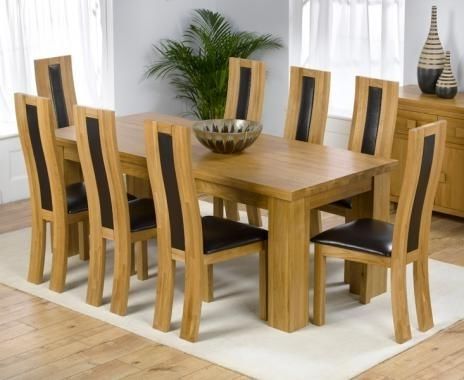 Featured Photo of 20 Inspirations Oak Dining Tables 8 Chairs