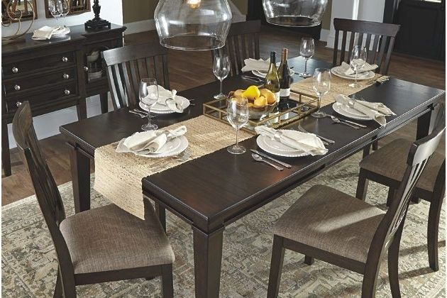 Pinterest With Well Liked Chandler 7 Piece Extension Dining Sets With Fabric Side Chairs (Photo 17 of 20)