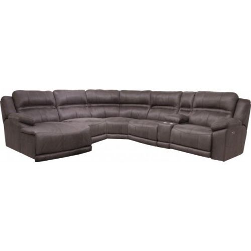 Popular Catnapper – Braxton 6 Piece Power Reclining Sectional In Charcoal Within Jackson 6 Piece Power Reclining Sectionals (View 13 of 15)