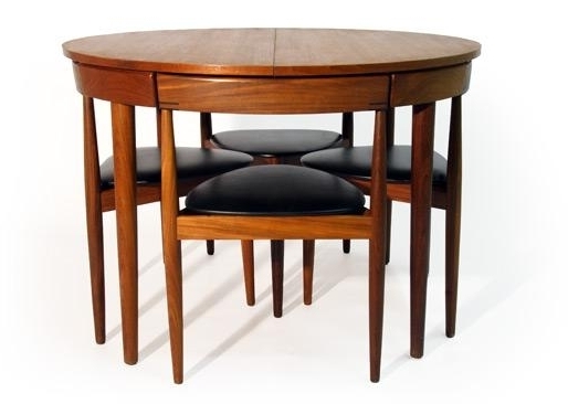 Popular Chapleau Extension Dining Tables Regarding Mid Century Modern Hans Olsen Dining Table And Chairs For Sale In (View 9 of 20)