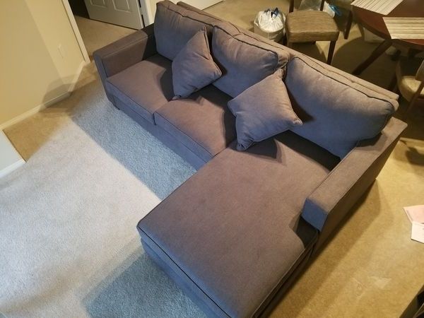 Popular Egan Ii Cement Sofa Sectionals With Reversible Chaise Throughout Egan Ii Cement Sofa W/ Reversible Chaise (living Spaces) For Sale In (View 2 of 15)