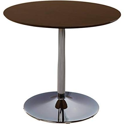 Popular Pisa Dining Tables With Regard To Amazon – Simple Living White Chrome Metal Stand Single Pisa (View 18 of 20)