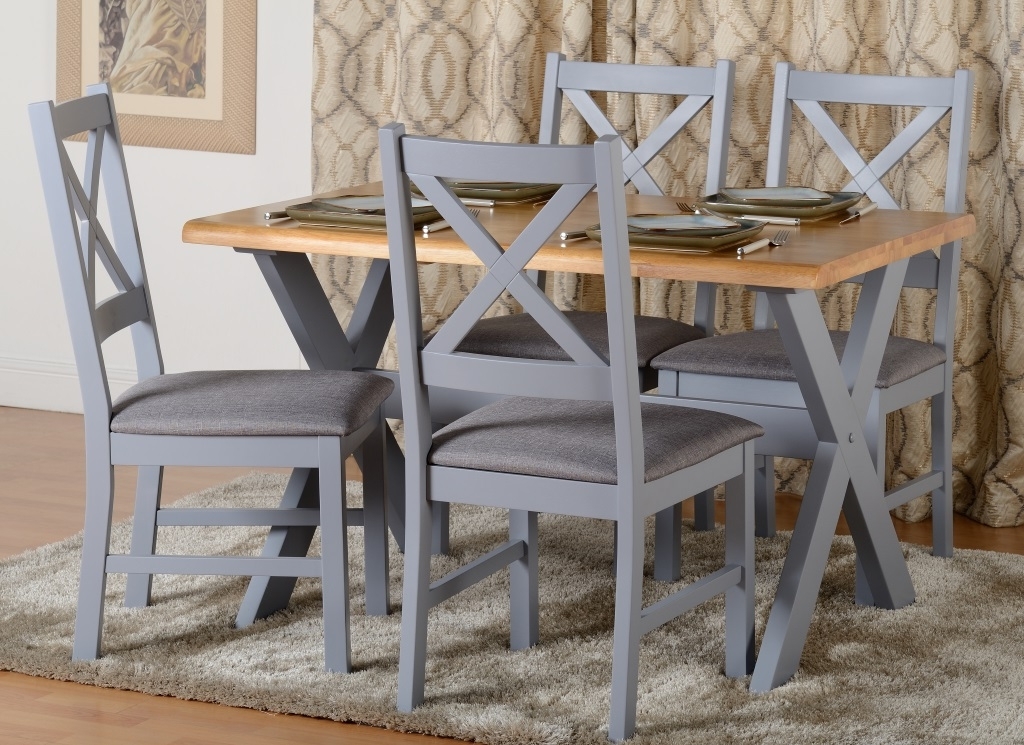 Portland Dining Tables Throughout Most Recent Portland Dining Set In Blue/grey (Photo 3 of 20)