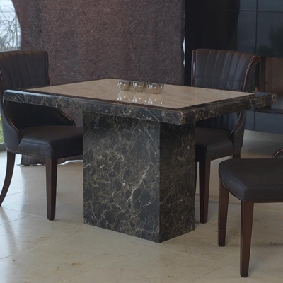 Ravena Large Marble Dining Table – Robson Furniture With Regard To Most Popular Small 4 Seater Dining Tables (Photo 20 of 20)