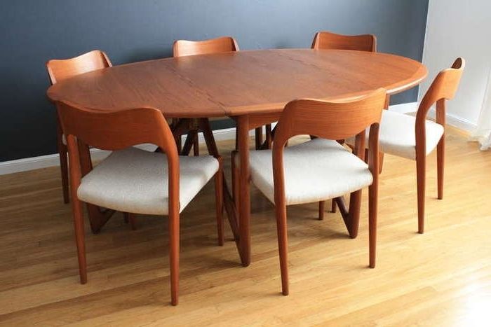 Recent 3. Danish Modern Teak Dining Table Danish Dining Table And Chairs For Danish Style Dining Tables (Photo 15 of 20)