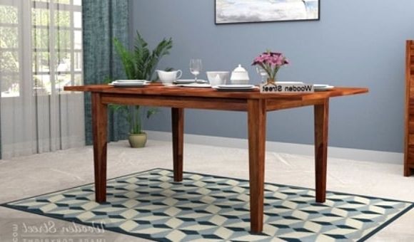 Recent Dining Table Sets: Buy Wooden Dining Table Set Online @ Low Price Regarding Buy Dining Tables (Photo 1 of 20)