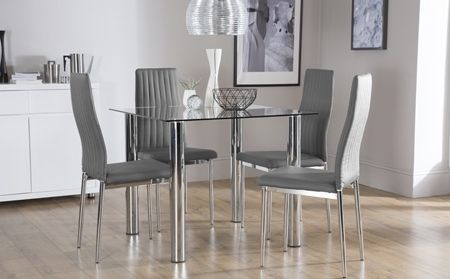 Recent Glass Dining Tables And Chairs Inside 4 Optimal Choices In Glass Dining Table And Chairs – Blogbeen (View 5 of 20)