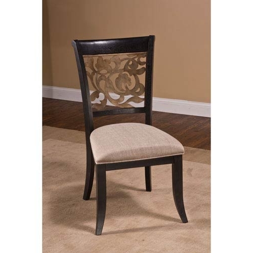 Recent Hillsdale Furniture Bennington Black Dining Chair, Set Of 2 100020 Within Dining Chairs (View 14 of 20)