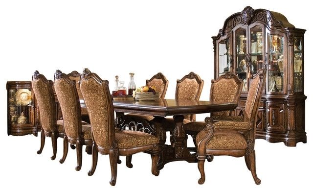 Rectangular Dining Tables Sets Pertaining To Best And Newest 7 Piece Windsor Court Rectangular Dining Table Set, Vintage (View 2 of 20)