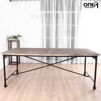 Recycled Wood Dinner Table Vintage Industrial Style Dining Tables Pertaining To Most Recent Industrial Style Dining Tables (Photo 5 of 20)
