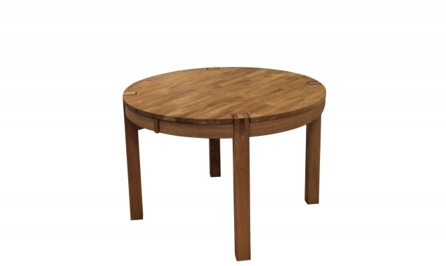 Royal Oak – Round Glass Dining Table – Fishpools Inside Trendy Round Extending Dining Tables (Photo 8 of 20)