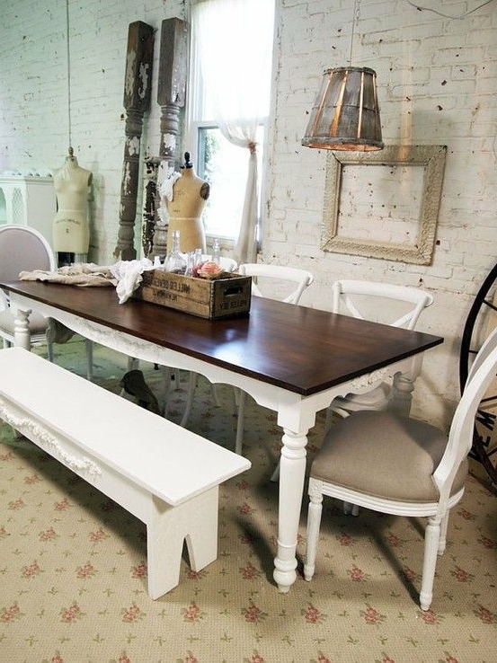 Shabby Chic Dining Sets In Most Recently Released 39 Beautiful Shabby Chic Dining Room Design Ideas (View 7 of 20)