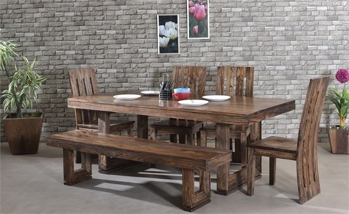 Sheesham Dining Tables Throughout Best And Newest Best 5 Affordable Sheesham Wood Dining Tables Designs For All Types (View 6 of 20)
