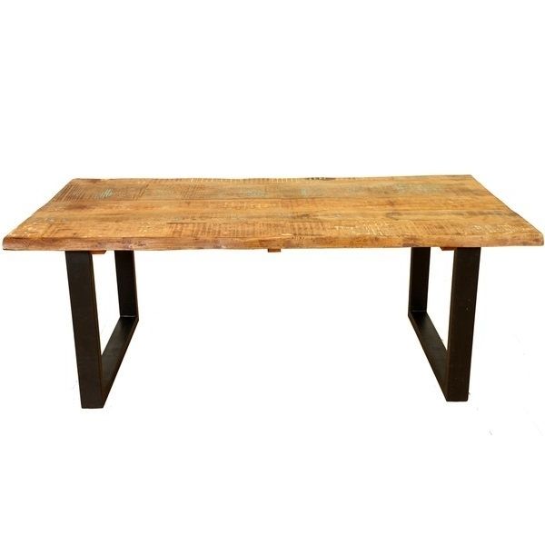 Shop Handmade Wanderloot Distressed Paint Mango And Reclaimed Wood Inside Best And Newest Portland 78 Inch Dining Tables (Photo 11 of 20)