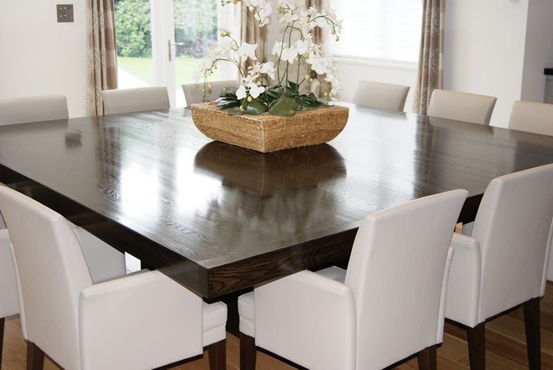 Simple Of 12 Seater Square Dining Table Dining Room Table For 12 12 For Latest Square Dining Tables (View 1 of 20)