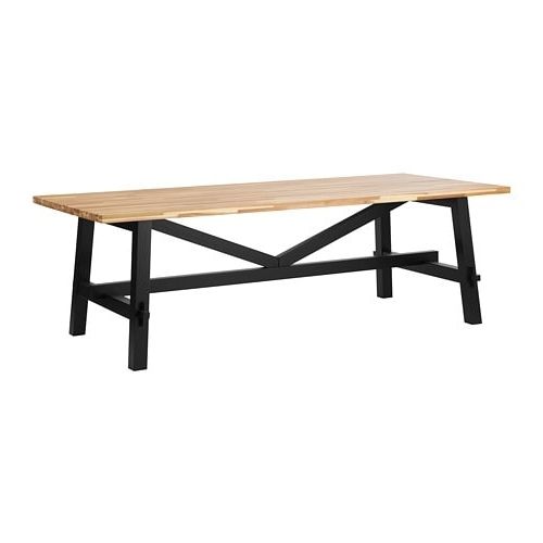Skogsta Dining Table Acacia 235 X 100 Cm – Ikea Intended For Popular Acacia Dining Tables (Photo 18 of 20)