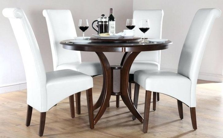Small Dark Wood Dining Table Elegant Black Wooden And Chairs White Inside Recent Small Dark Wood Dining Tables (Photo 8 of 20)