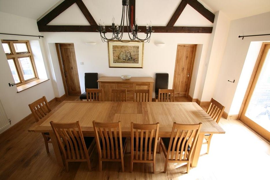 Solid Oak Dining Table Sets Regarding Oak Furniture Dining Sets (View 7 of 20)