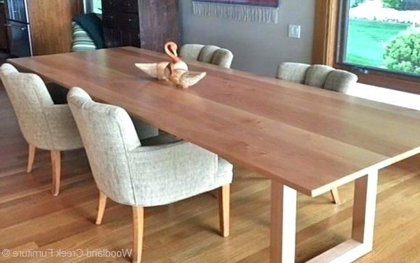 Solid Oak Dining Tables Intended For Widely Used Modern Solid Wood Dining Table Solid Wood Contemporary Dining Table (Photo 8 of 20)