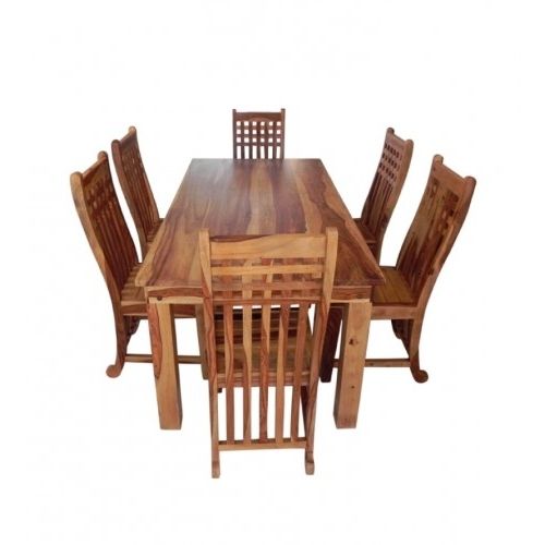 Solid Wood Regarding Current Sheesham Wood Dining Chairs (View 19 of 20)