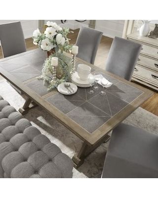 Splendid Design Ideas Grey Wood Dining Set Jaxon 6 Piece Rectangle In Most Recent Jaxon Grey 6 Piece Rectangle Extension Dining Sets With Bench & Wood Chairs (Photo 9 of 20)