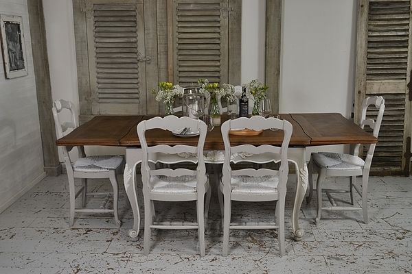 Featured Photo of Top 20 of Shabby Chic Extendable Dining Tables