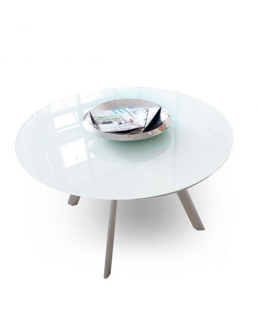 The Butterfly Expandable Round Glass Dining Table (Photo 13 of 20)
