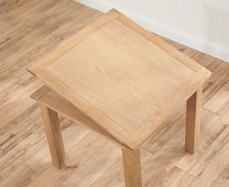 Trendy Buy Mark Harris Sandringham Solid Oak Dining Table – 90cm Square Throughout Cheap Oak Dining Tables (View 15 of 20)