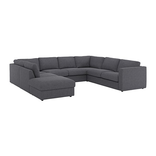 Vimle Sectional, 6 Seat – With Open End/gunnared Medium Gray – Ikea Regarding Well Known Norfolk Grey 6 Piece Sectionals (View 1 of 15)