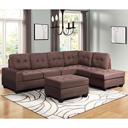 Well Known Amazon: Harper & Bright Designs 3 Piece Sectional Sofa With Harper Down 3 Piece Sectionals (View 1 of 15)