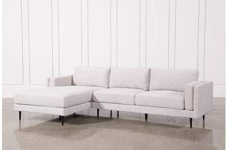 Well Known Aquarius Light Grey 2 Piece Sectional W/raf Chaise (View 3 of 15)