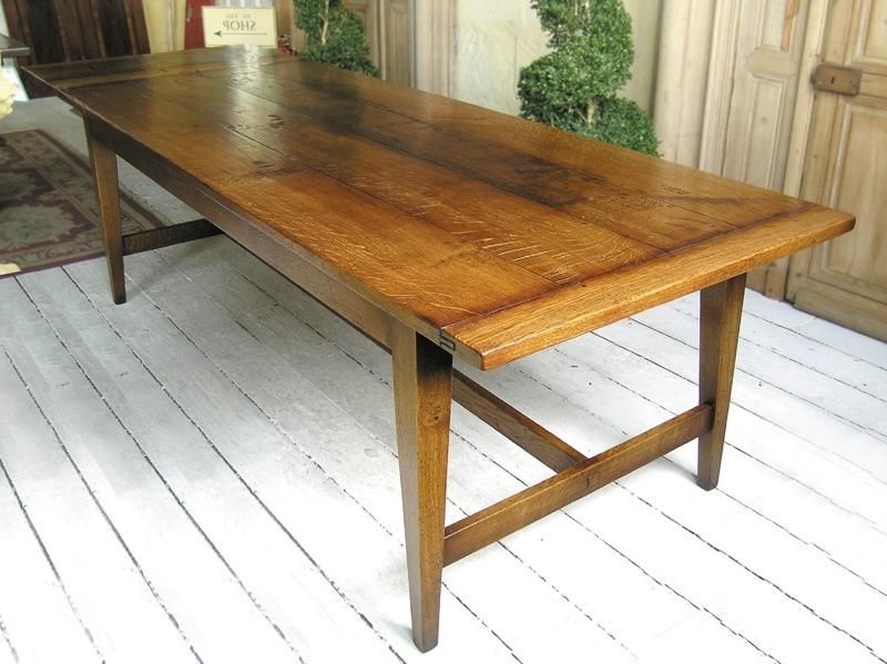 Well Known French Farmhouse Style Oak Refectory Table Intended For French Farmhouse Dining Tables (View 13 of 20)