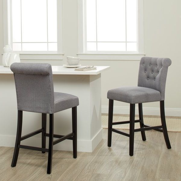 Well Known Laurent 7 Piece Counter Sets With Wood Counterstools Intended For Shop Sopri Upholstered Counter Chairs (set Of 2) – On Sale – Free (Photo 1 of 20)