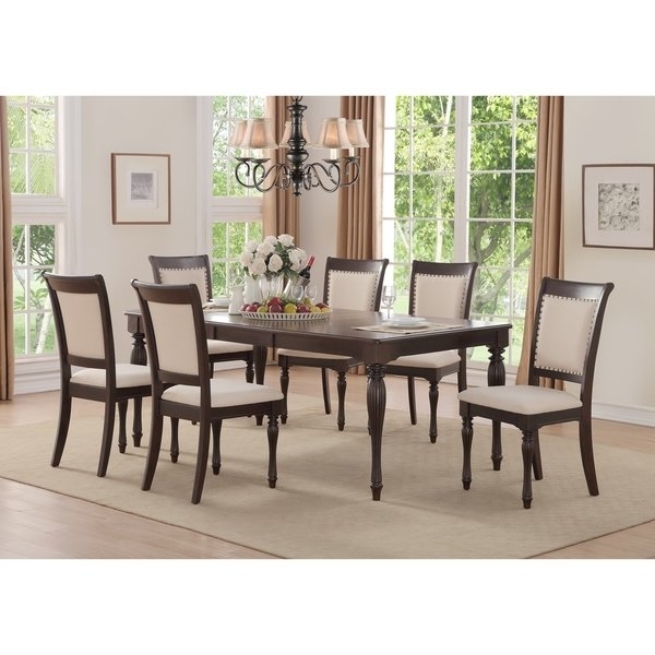 Well Known Shop Home Source Penelope Ivory 5 Piece Dining Set With 1 Table And With Caden 6 Piece Rectangle Dining Sets (View 6 of 20)