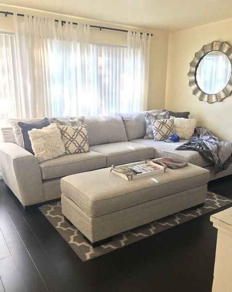 Well Liked Delano 2 Piece Sectional W/laf Oversized Chaise In 2018 (Photo 3 of 15)