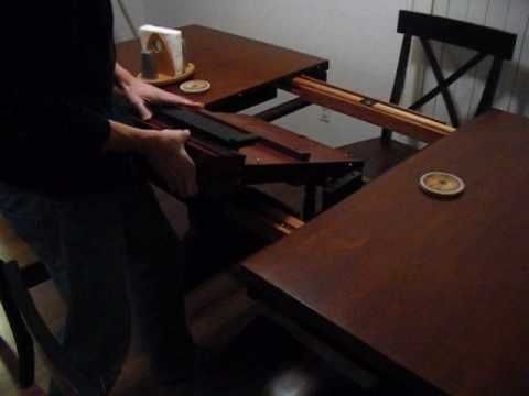Well Liked Pelennor Extension Dining Tables With Winnersonly Butterfly Leaf Table – Youtube (View 11 of 20)