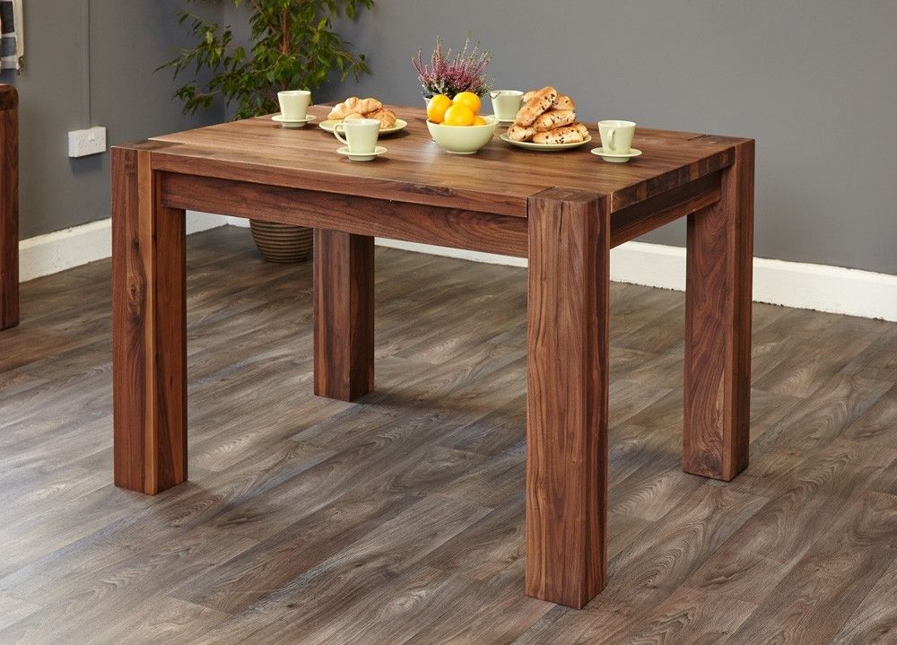 Well Liked Walnut Dining Tables With Regard To Mayan Walnut Dining Table (4 Seater) (View 14 of 20)