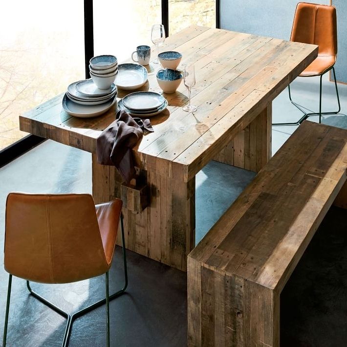 Featured Photo of 20 The Best Cheap Reclaimed Wood Dining Tables