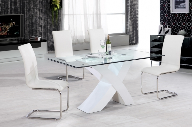 Featured Photo of Top 20 of White High Gloss Dining Chairs