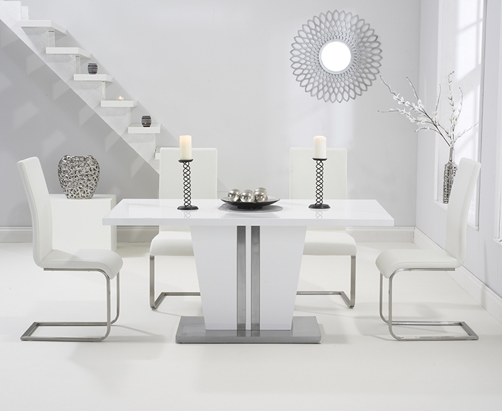 Featured Photo of 2024 Best of White High Gloss Dining Tables