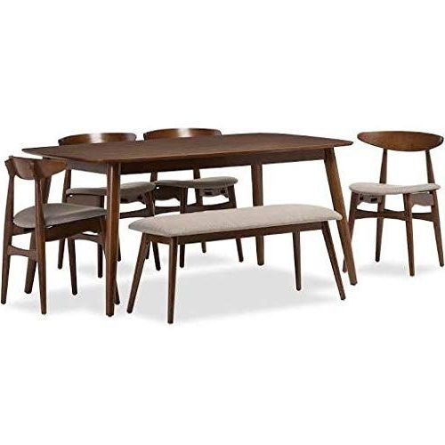 Wholesale Interiors Flora 6 Pc. Dining Set, Quick Ship – Gray Regarding Most Current Amos 6 Piece Extension Dining Sets (Photo 7 of 20)