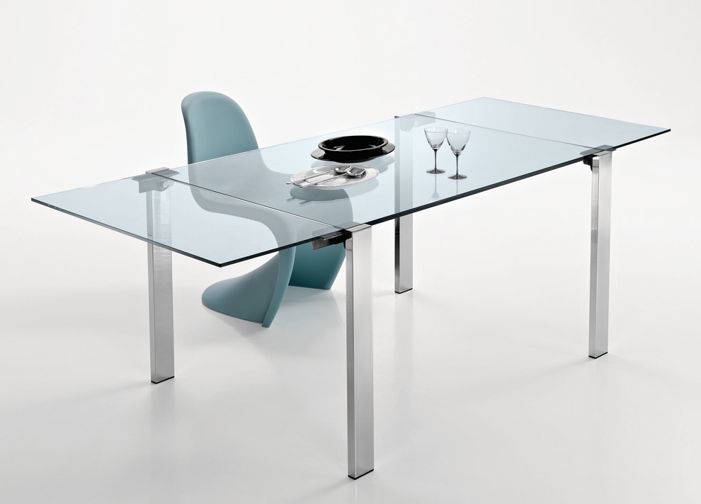 Widely Used Extendable Glass Dining Tables Pertaining To Tonelli Livingstone Extending Glass Dining Table – Extending Glass (View 5 of 20)