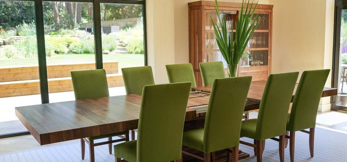 Widely Used Extending Dining Tables In Solid Oak / Walnut, Contemporary Tables Within Oak Extending Dining Tables Sets (Photo 10 of 20)